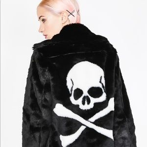 Dolls Kill Current Mood skull & crossbones coat
